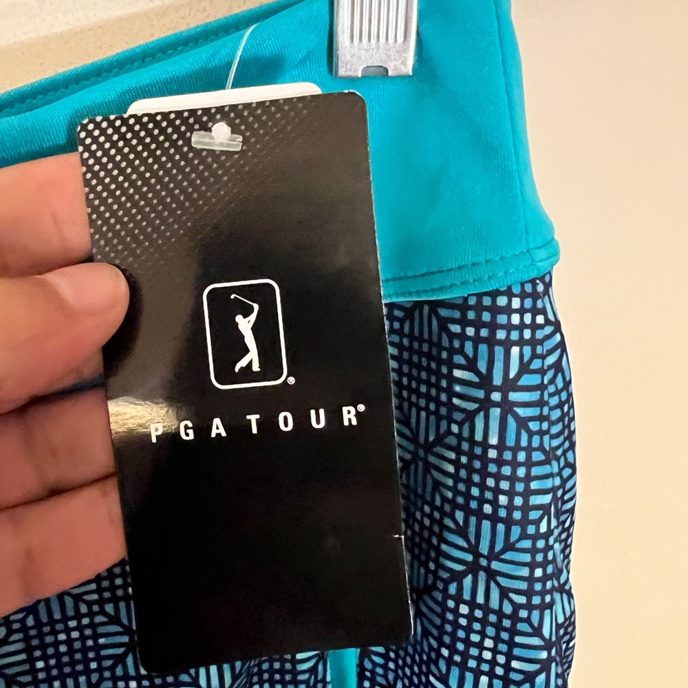NWT PGA Tour blue & black womans golf skort - Picture 4 of 8